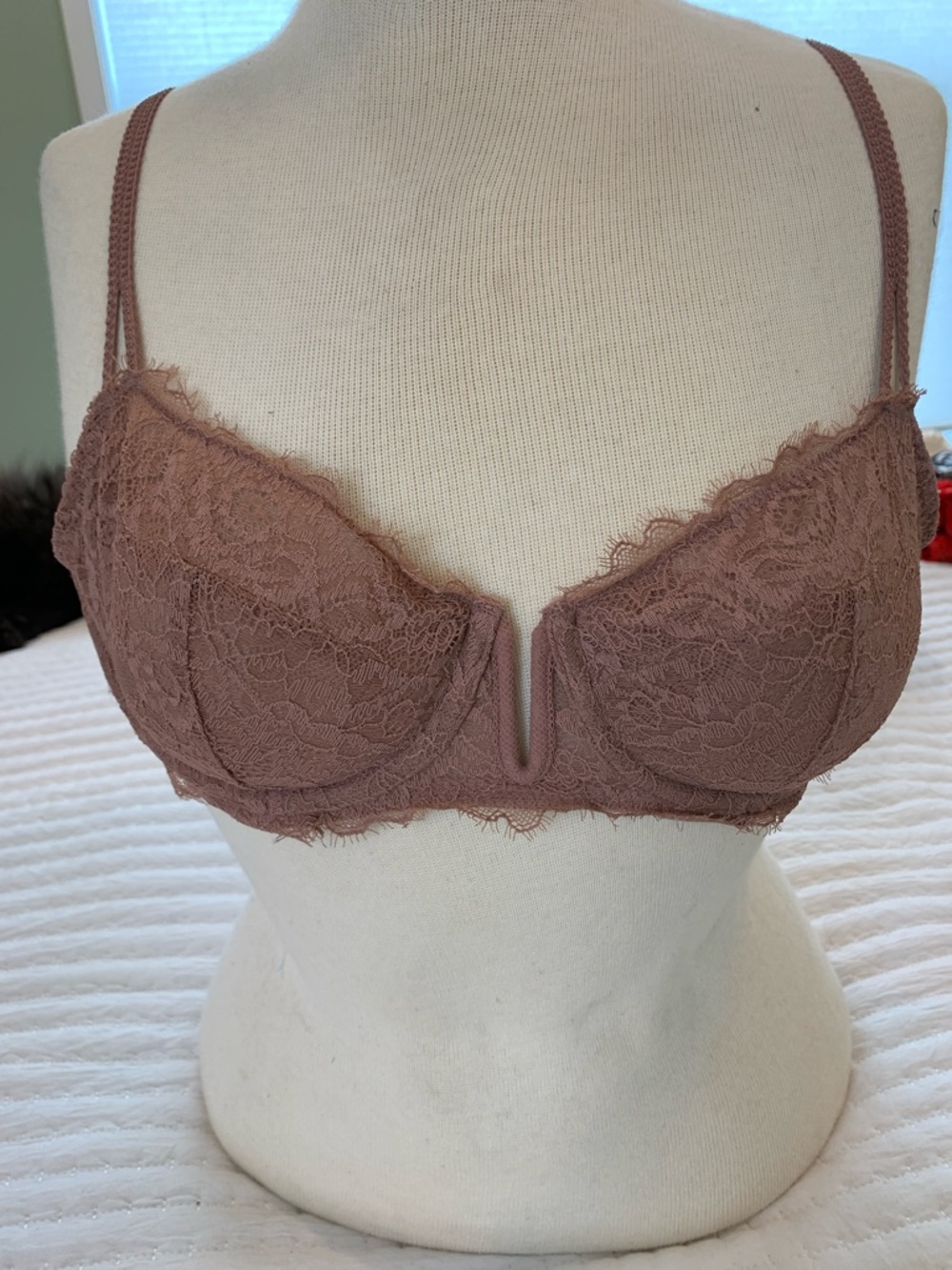 Auden Lace  Balconette Coverage Unlined  in Milk chocolate color 36A